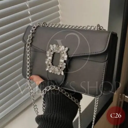 Bolso cuadrado con solapa C26's photo #1