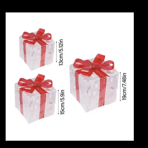 Set de 3 cajas de regalo decorativas f5's photo #1