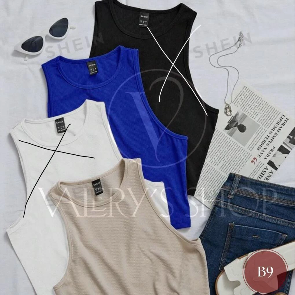 Top unicolor tejido canalé B9's foto | Valery’s Shop |  BizneCubano