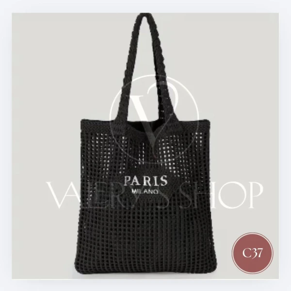 Bolso negro de playa C37's foto | Valery’s Shop |  BizneCubano